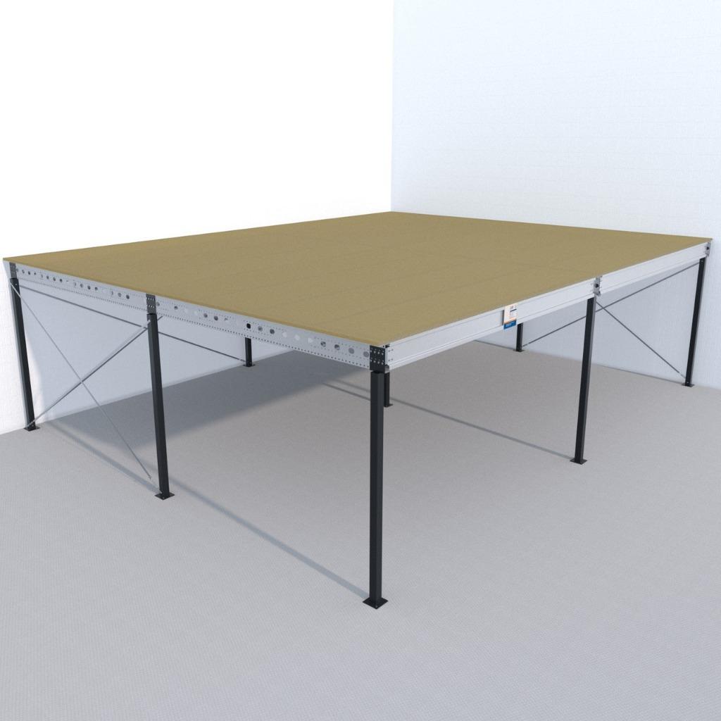Entresolvloer / Verdiepingsvloer 10x10m - 3m hoog