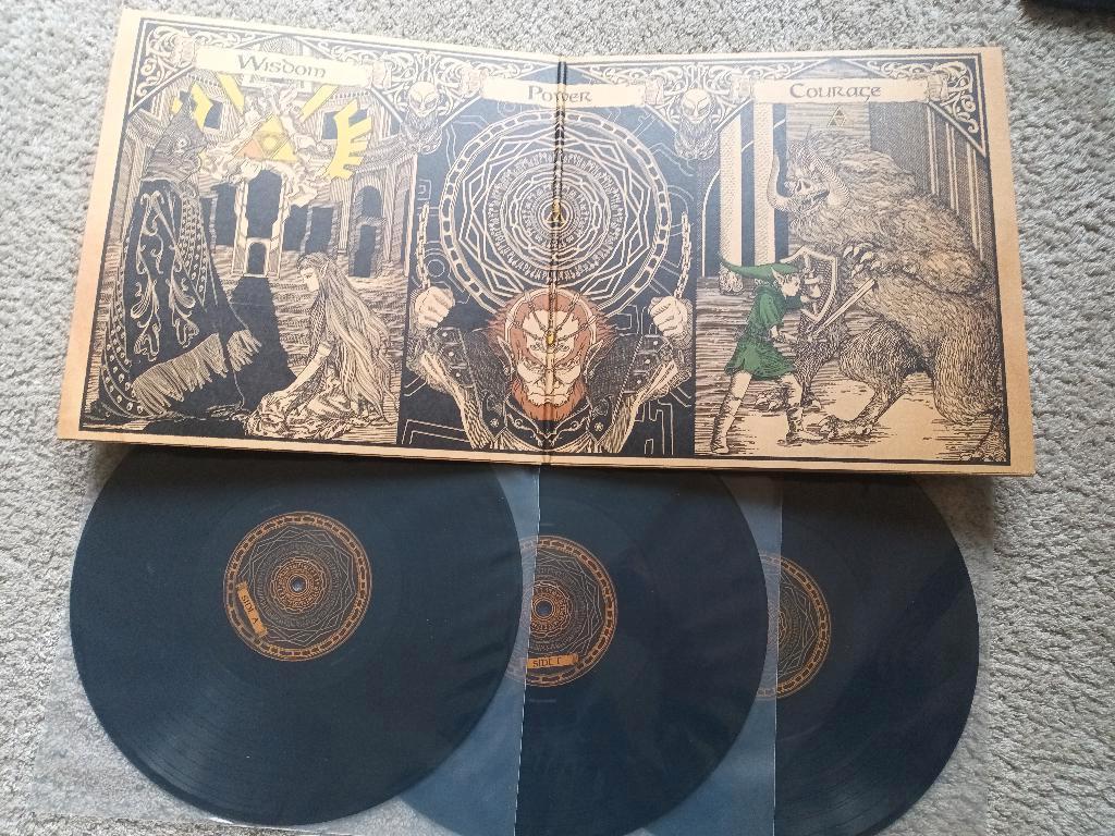 zelda twilight princess 3x lp vinyl soundtrack, Spelcomputers en Games, Games | Nintendo Wii, Zo goed als nieuw, Avontuur en Actie