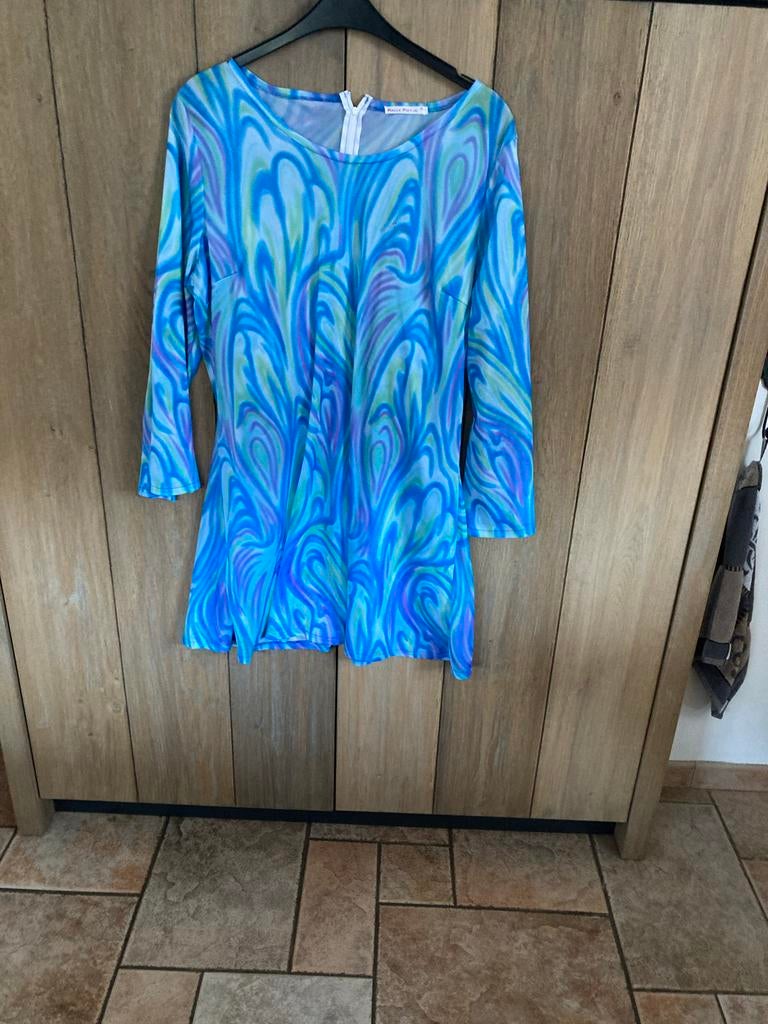 Flowerpower Jurkje / Tuniek - Carnaval!, Overige kleuren, Maat 42/44 (L), Ophalen of Verzenden, Zo goed als nieuw