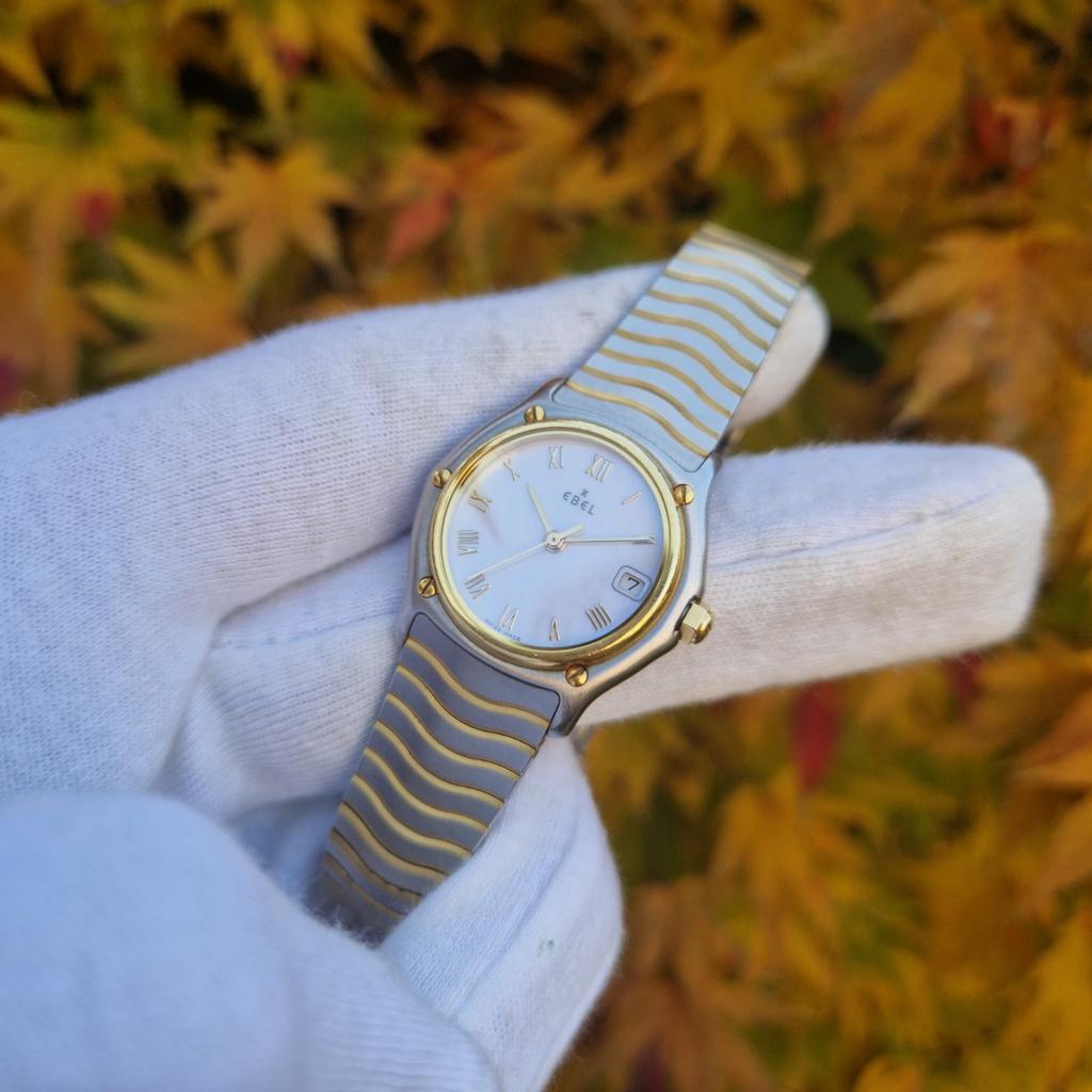 Ebel Sport Classic 18K Goud Bezel 28mm 1995, Overige merken, Staal, Polshorloge, Nieuw