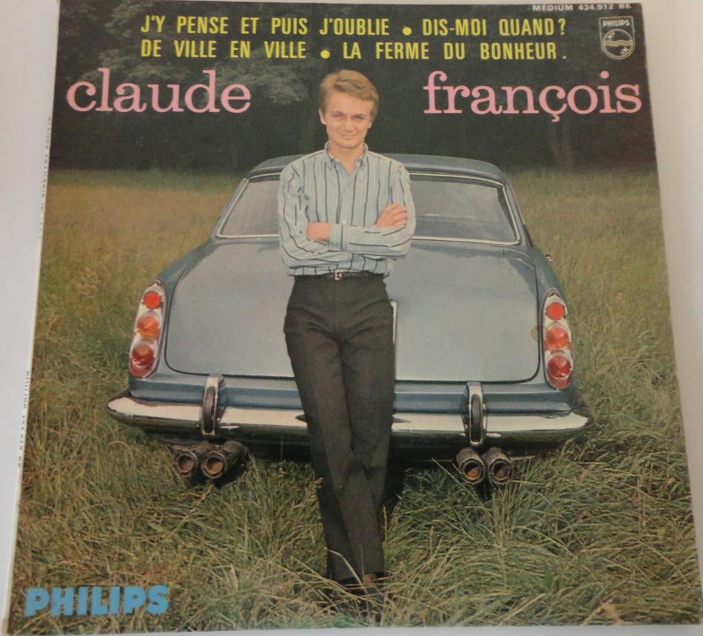 Claude Francois > De Ville en Ville, Gebruikt, 7 inch, Single, Ophalen of Verzenden