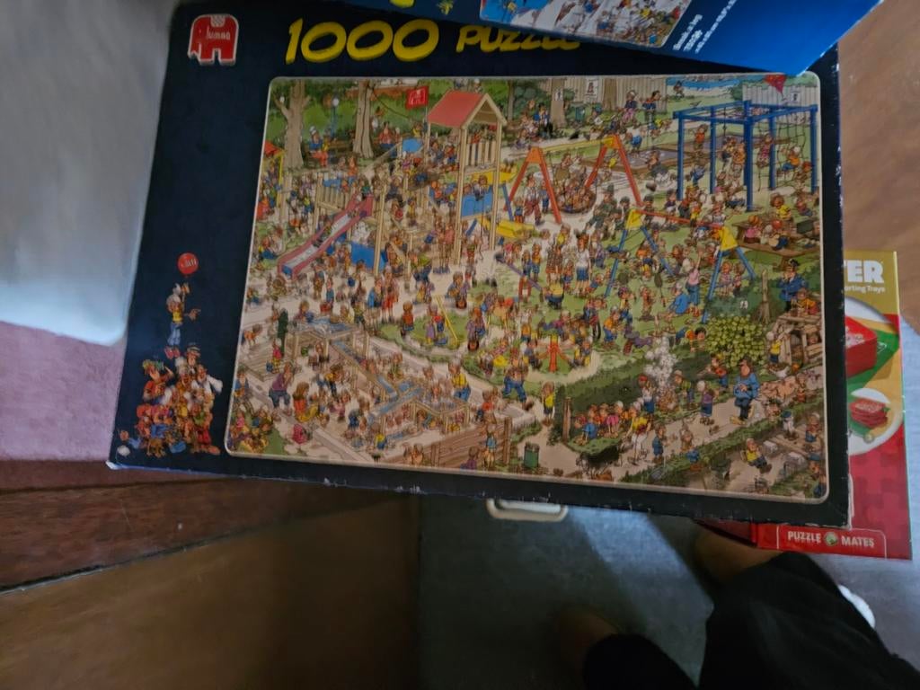 Jan van haasteren speeltuin 1000 stukjes, Ophalen of Verzenden, 500 t/m 1500 stukjes, Zo goed als nieuw