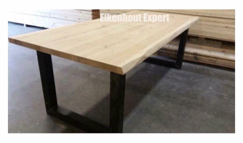 Foto 16 van Eiken Boomstam Eettafel Tafel Eikenhout BINNEN 1WEEK BEZORGD