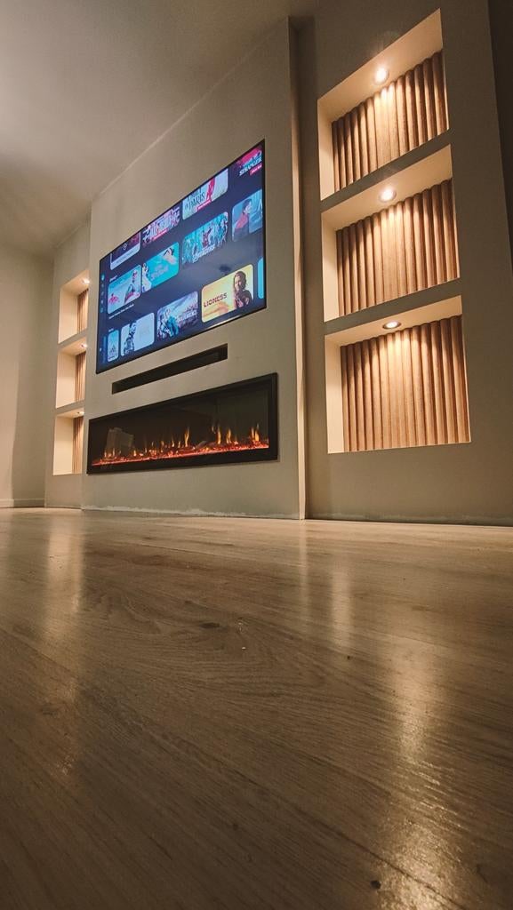 Cinewall Bouwen - Jouw Droom TV Wand! Koof , t. Kast, Ophalen of Verzenden
