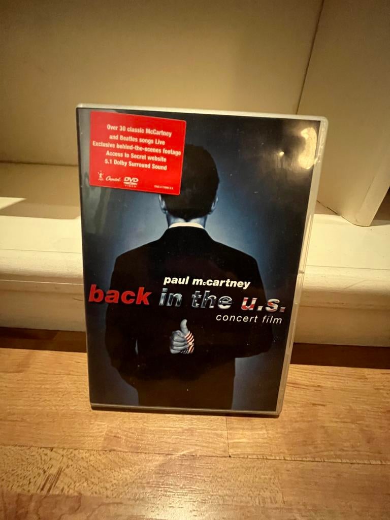 Paul McCartney - Back in the U.S. Concert Film DVD, Alle leeftijden, Ophalen of Verzenden, Zo goed als nieuw, Muziek en Concerten