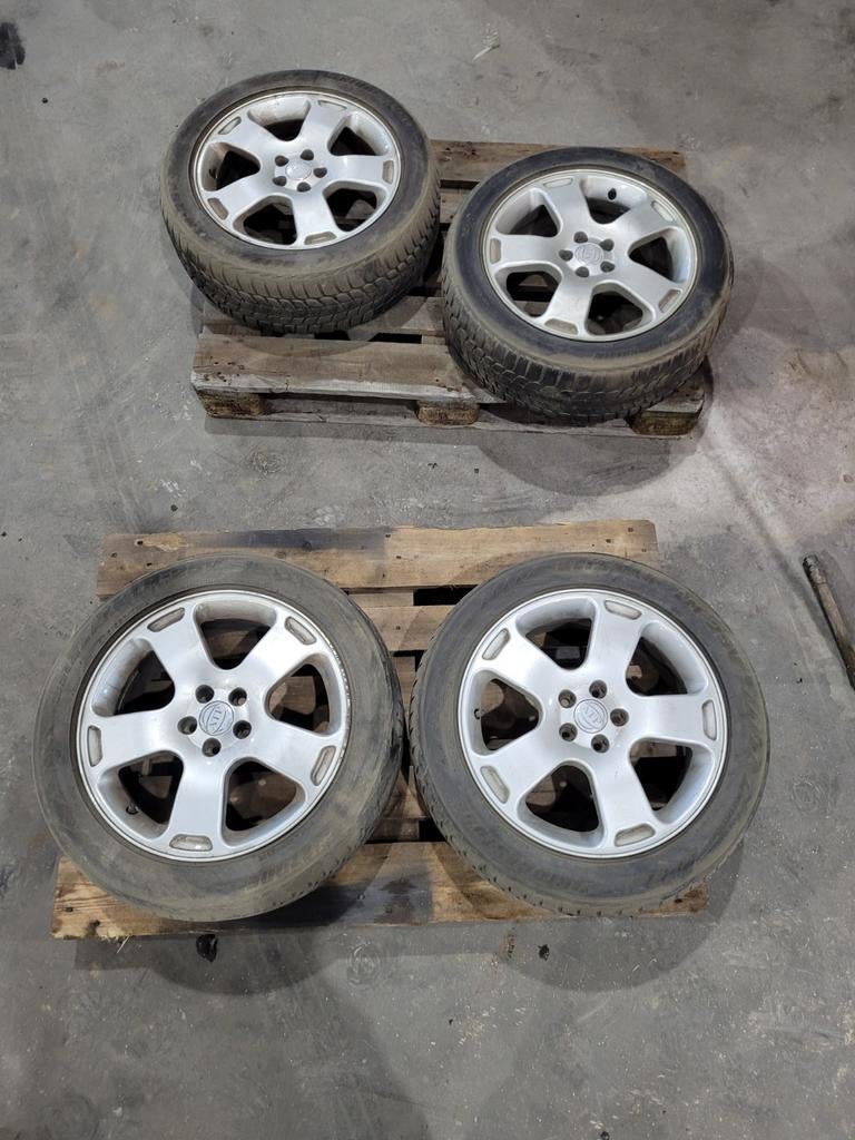 Set velgen met winterbanden voor Subaru outback / legacy, Auto-onderdelen, Banden en Velgen, Ophalen, Gebruikt, 17 inch, Band(en)