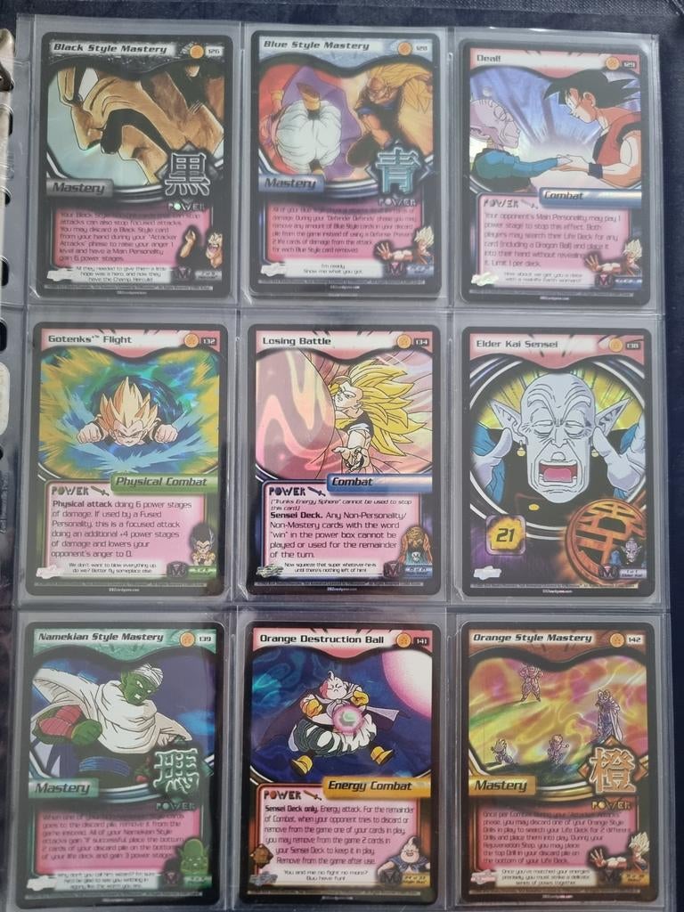 Dragonball Z Kaarten Score Buu Saga Foil Rares, Verzenden, Meerdere kaarten, Foil