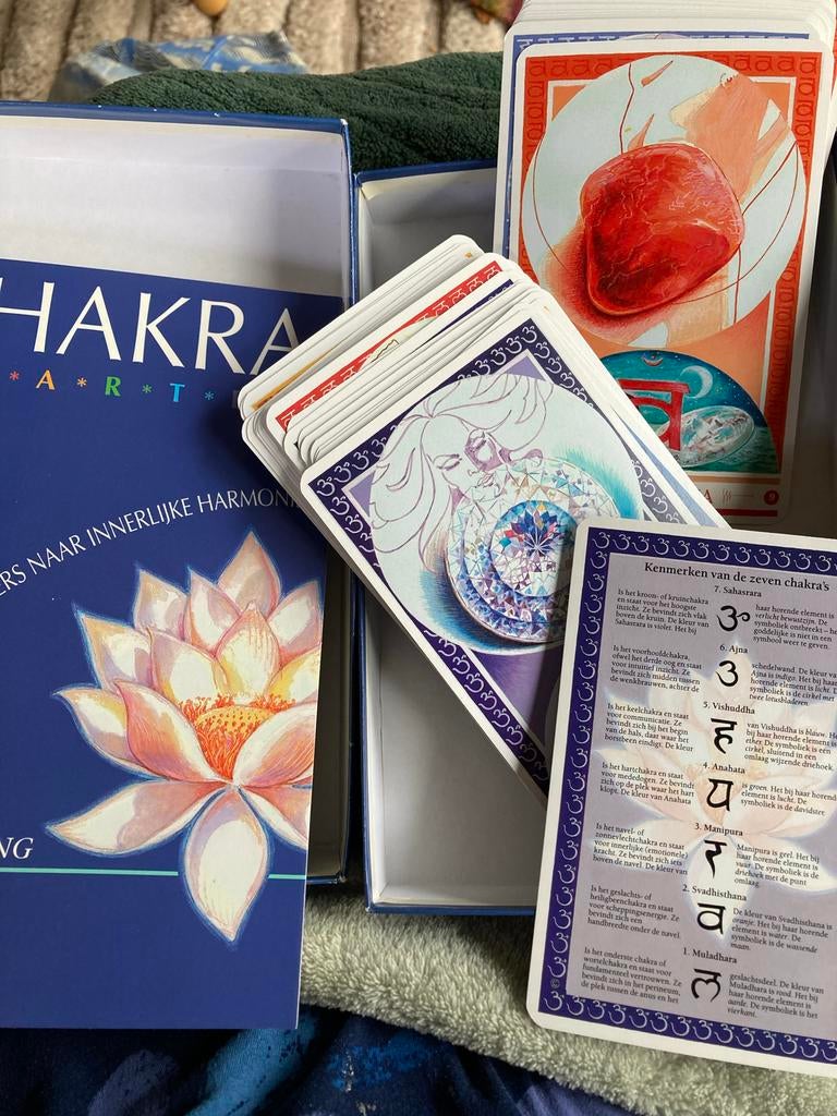 Chakra Kaarten - Spirituele Begeleiding, Cees Weteling, Ophalen of Verzenden, Zo goed als nieuw, Spiritualiteit algemeen