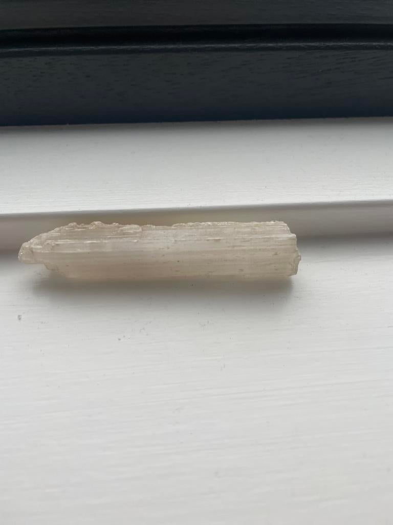 Witte Seleniet Staaf, Sieraden, Tassen en Uiterlijk, Edelstenen, Ophalen of Verzenden, Gebruikt
