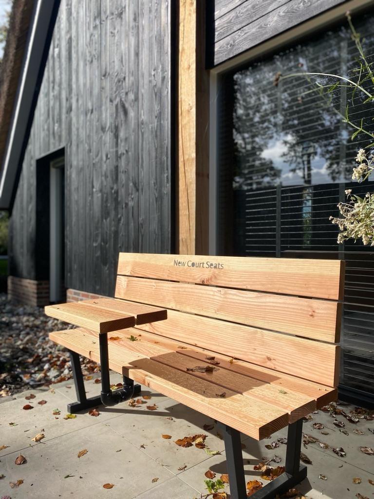 Tuinbank(New Court Seats), Verzenden, Nieuw, Hout
