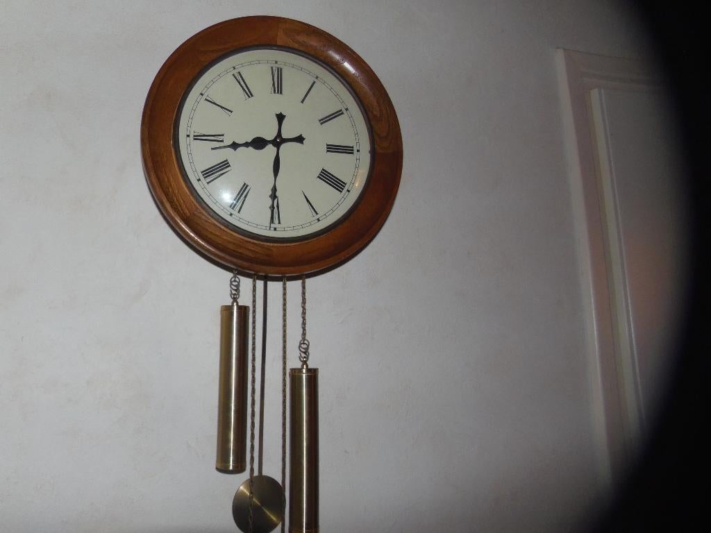 wandklok, Ophalen of Verzenden, Gebruikt, Analoog, Wandklok
