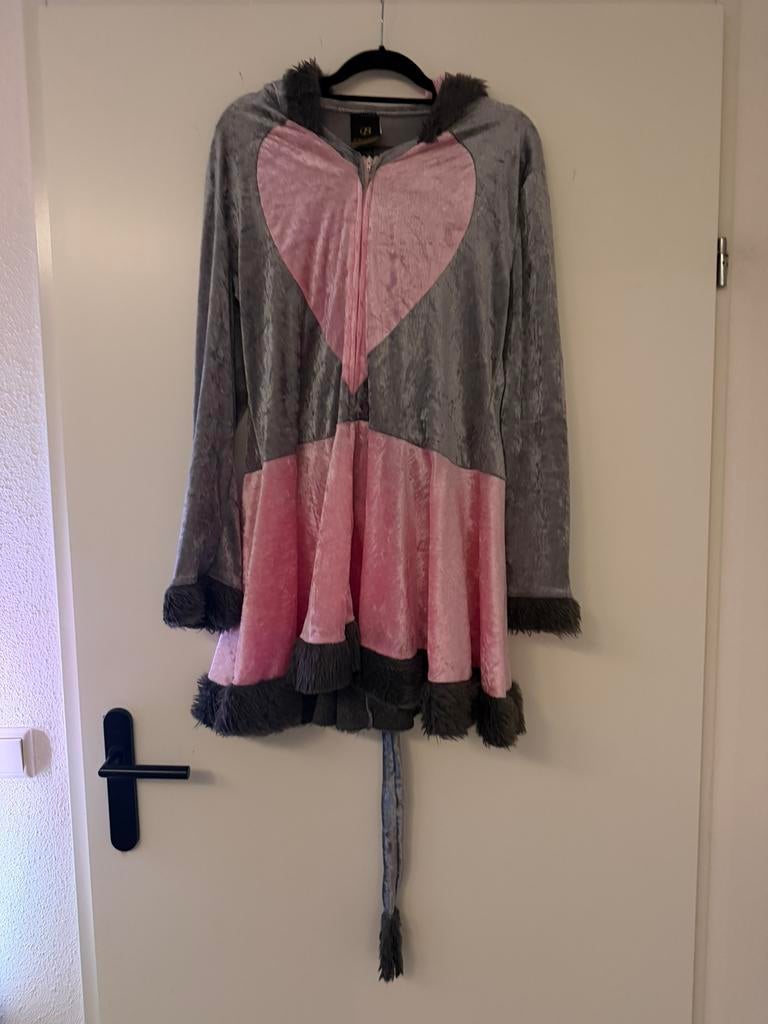 Leuk carnavals outfit muis maat 44, Ophalen of Verzenden, Zo goed als nieuw, Maat 42/44 (L), Carnaval