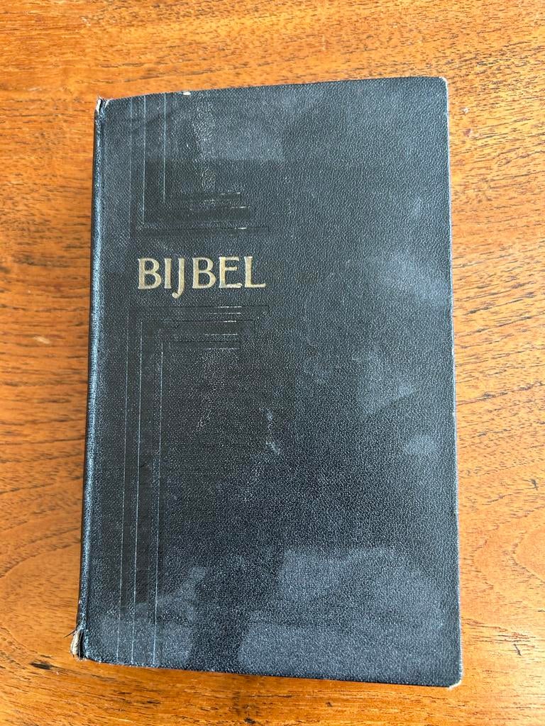 Bijbel, Statenvertaling 1618-1619, Jongbloed, circa 1943, Ophalen of Verzenden, Gelezen, Christendom | Protestants