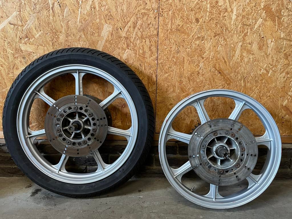 Kawasaki Z650/KZ650 aluminium wielen Kawasaki/OEM, Ophalen, Gebruikt