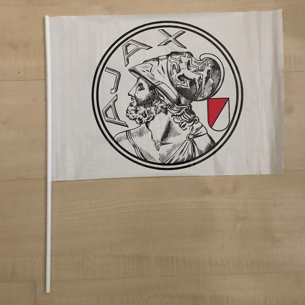 Ajax vlaggetje oude logo, Verzamelen, Ophalen of Verzenden, Gebruikt, Ajax, Overige typen