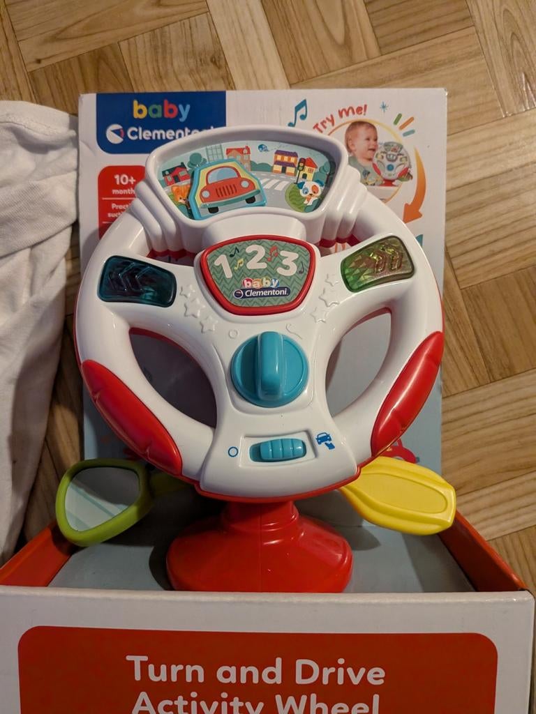 Clementoni Baby Speelgoedstuur, Ophalen, Nieuw, Overige typen, Met licht