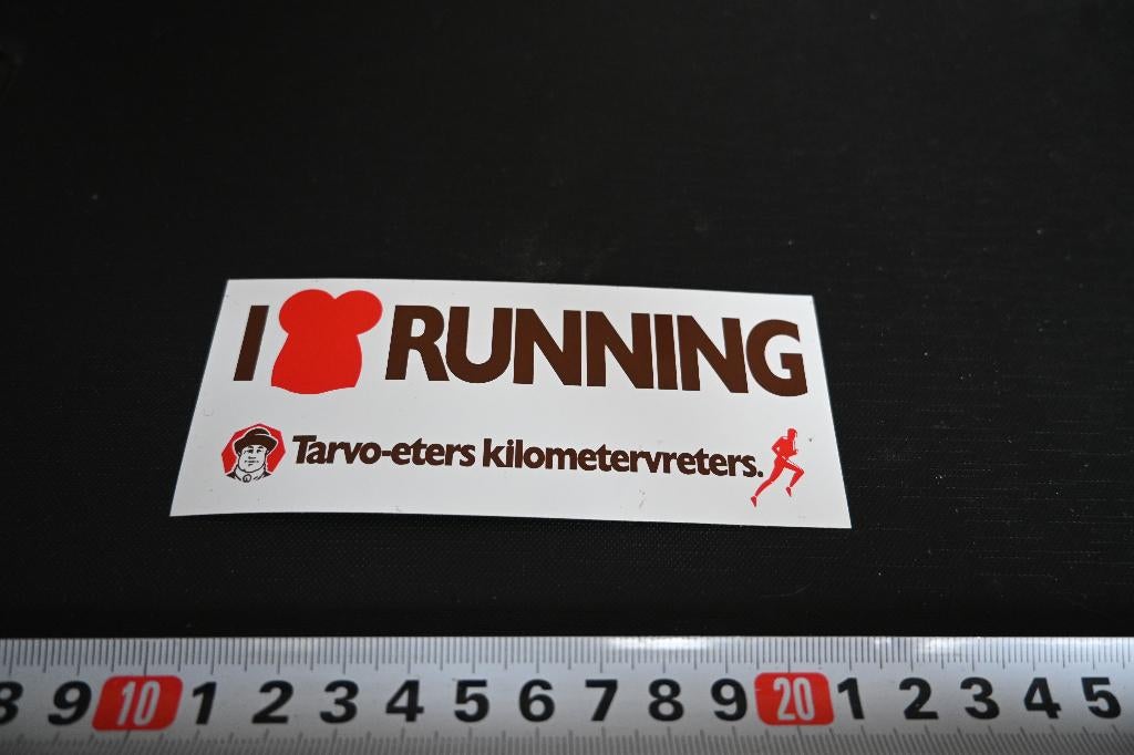 stickers I love Running  Tarvo eters kilometervreters, Ophalen, Zo goed als nieuw