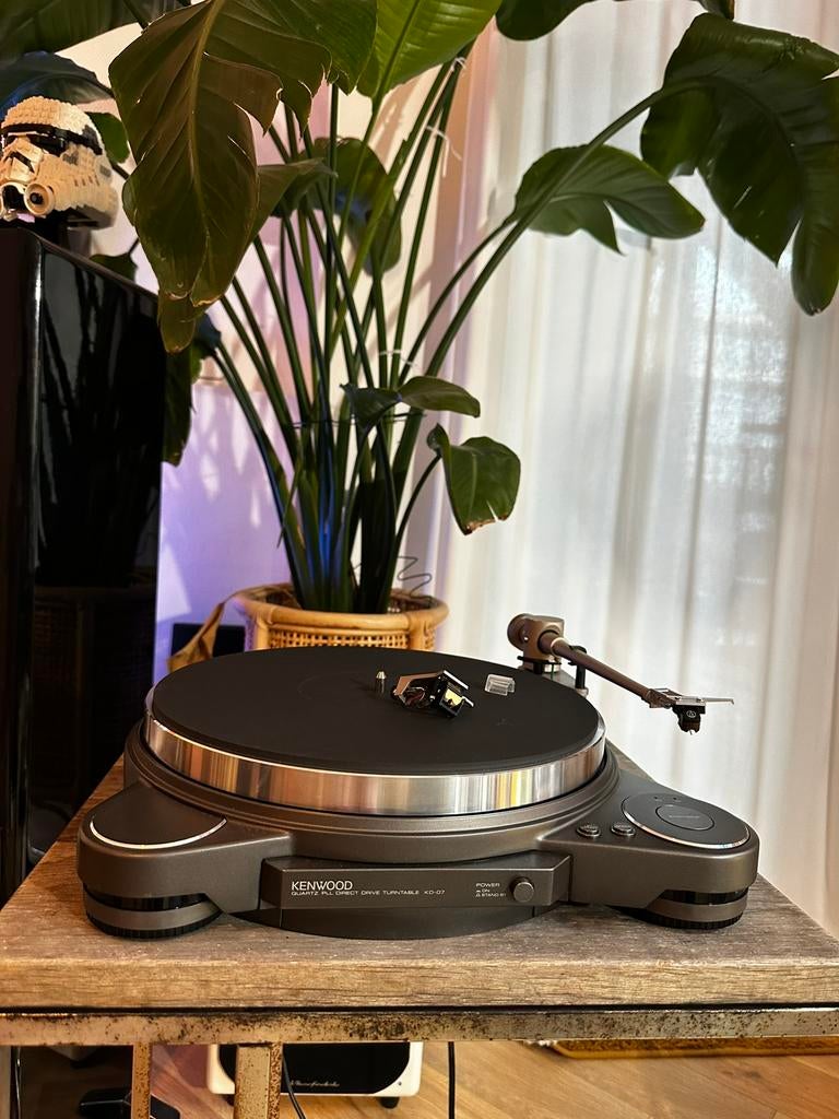 Prachtige Kenwood KD-07 high end platenspeler, Audio, Tv en Foto, Platenspelers, Automatisch, Zo goed als nieuw, Platenspeler