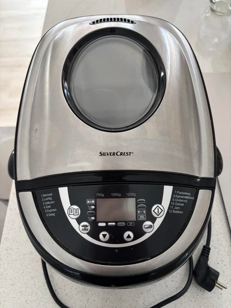 Silvercrest broodbakmachine, zo goed als nieuw, Witgoed en Apparatuur, Broodbakmachines, Ophalen, Zo goed als nieuw