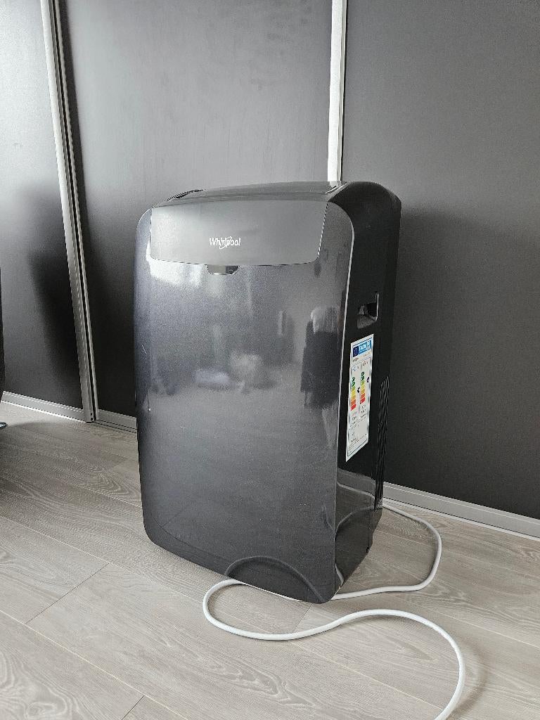 Mobiele airco Whirlpool PACB212HP inclusief afdichtingskit, Ophalen, Koelen en Ontvochtigen, Minder dan 60 m³, Timer