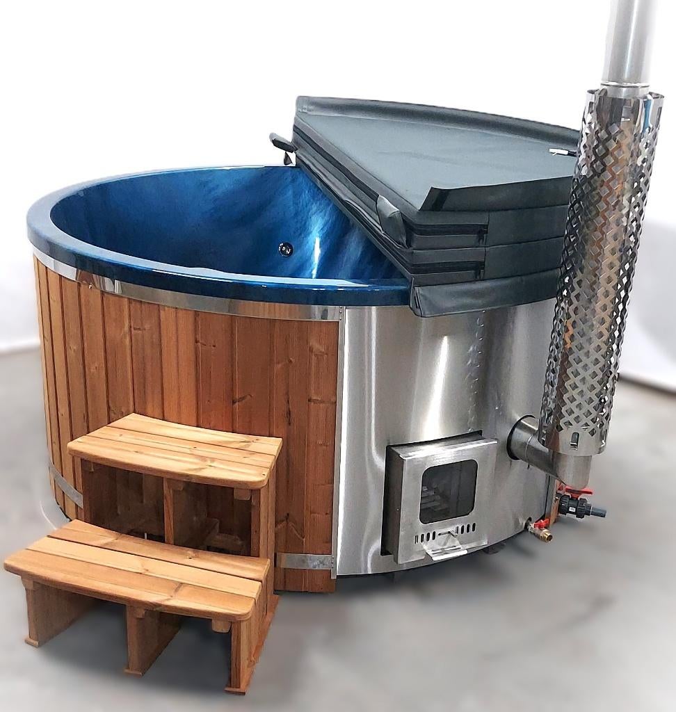 Luxe Acryl Hottub – Blue Marble | 3–4 Personen, Verzenden, Nieuw