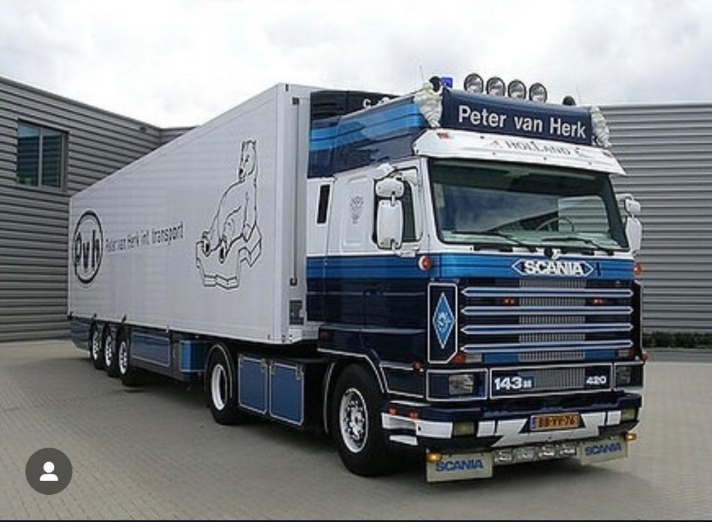 WSI SCANIA  3 SERIES STREAMLINE  REEFER TRAILER  VAN HERK