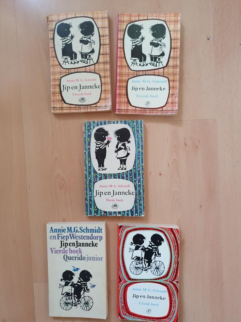vintage Jip en Janneke boekjes, Ophalen of Verzenden, Gelezen, Annie M.G. Schmidt, Fictie algemeen