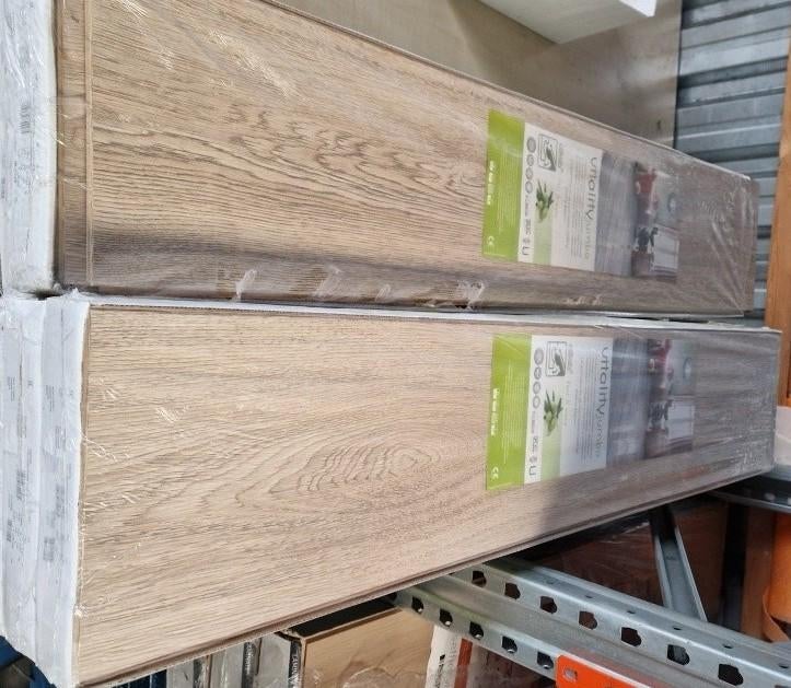 Restpartij 36 m2 laminaat Vitality Jumbo 60193 Cornwall Eik., Ophalen, Breestraat 2B 8710 Wielsbeke Belgium, Www.unilin.com, Nieuw