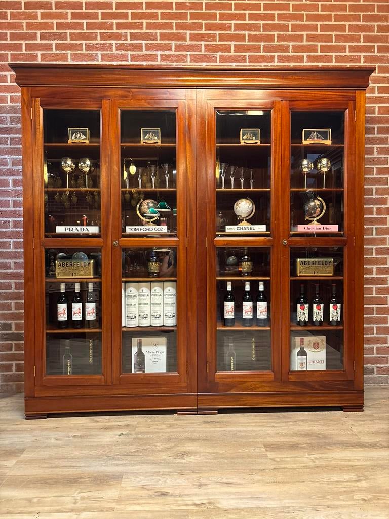 Vitrinekast drankenkast boekenkast winkelkast, Ophalen, 200 cm of meer, Info@chesterfieldjunkie.nl, Jan frantzen