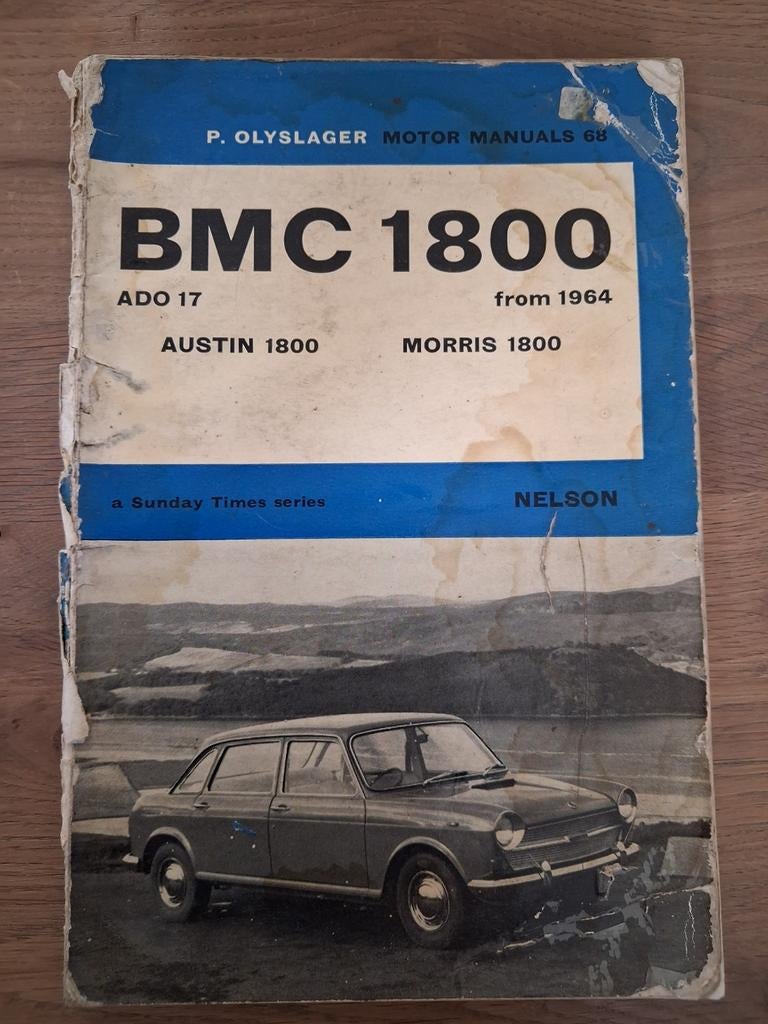 Motormanual AUSTIN 1800 MORRIS 1800, Ophalen of Verzenden