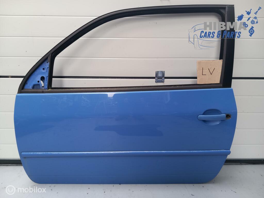 Volkswagen Lupo Portier Links LR5A Blauw 1998 t/m 2005, Ophalen of Verzenden, Gebruikt, Voor, Deur
