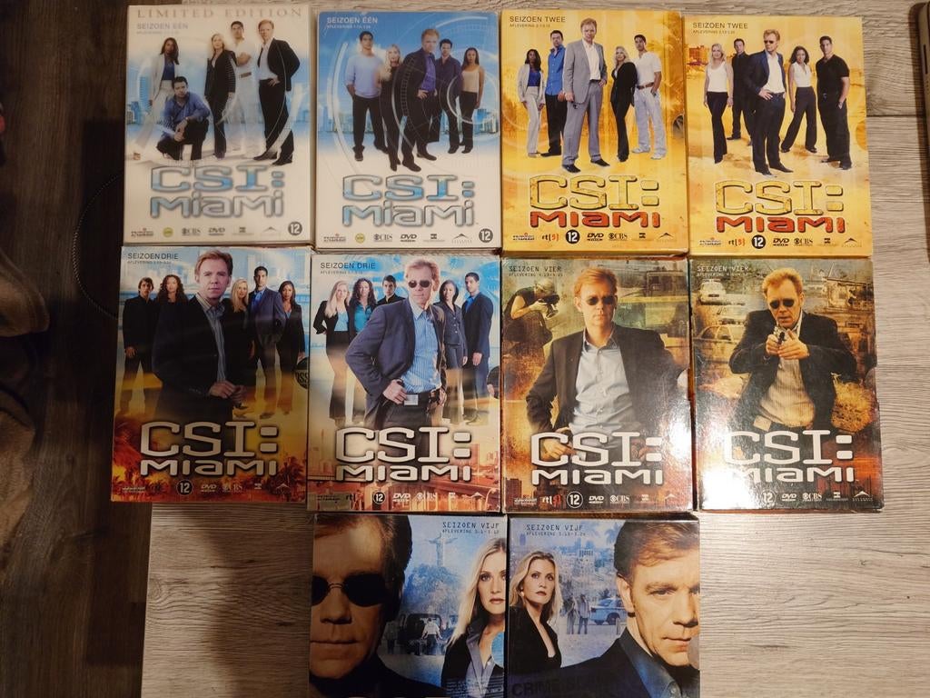 CSI Miami S1 tm S10 met NLO, Cd's en Dvd's, Vanaf 12 jaar, Ophalen of Verzenden, Zo goed als nieuw, Actie en Avontuur