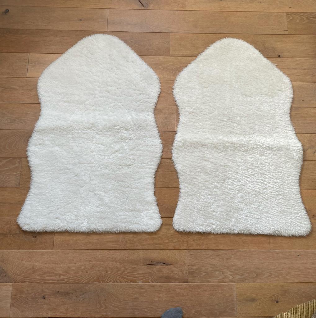 IKEA Toftlund vloerkleed wit 55x85 cm, Kinderen en Baby's, Ophalen, Kleed of Kussen