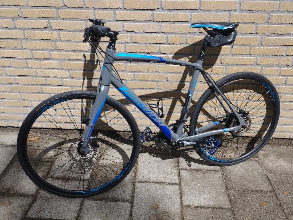 Hybride gravel bike Merida Speeder 200 race fiets, 28 inch, Heren, 15 tot 20 versnellingen, 53 tot 57 cm