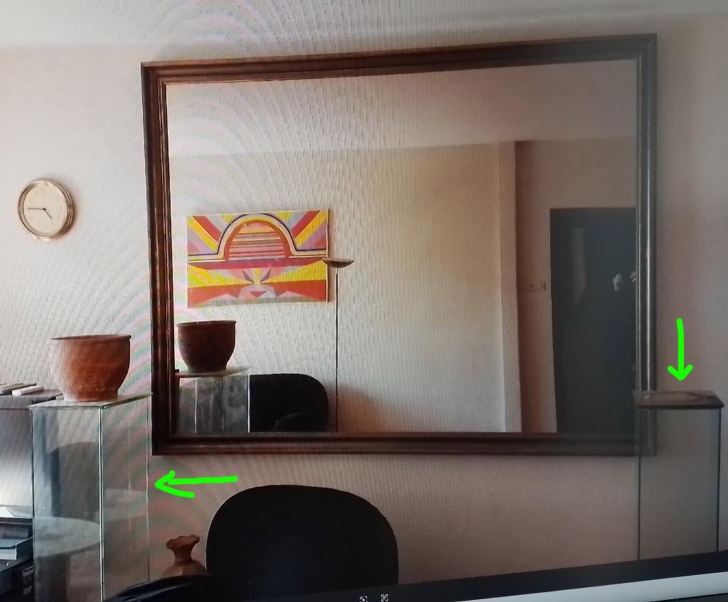 Glazen pilaren, Huis en Inrichting, Woonaccessoires | Zuilen en Pilaren, Ophalen of Verzenden, Gebruikt