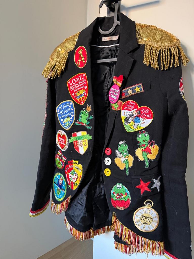 Oeteldonk Jasje Dames XS - Carnaval!, Carnaval, Ophalen of Verzenden, Kleding, Maat 34 (XS) of kleiner