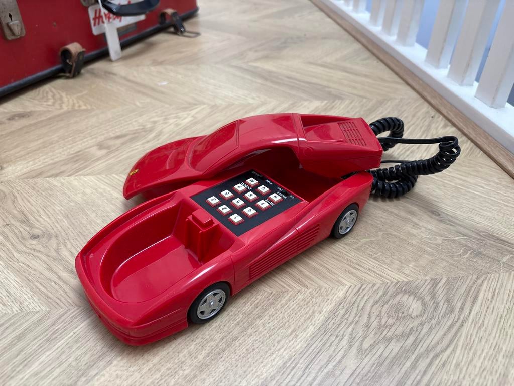 Vintage Ferrari Testarossa Telefoon - Jaren 80 Collector's I, Ophalen of Verzenden, Gebruikt