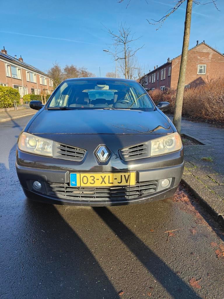 Renault Mégane 1.6 16V 2007 Zwart, Voorwielaandrijving, 625 kg, 4 cilinders, Handgeschakeld