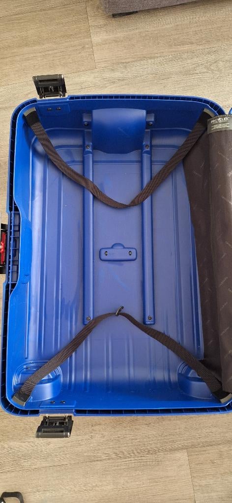 Samsonite koffer, Hard kunststof, 45 tot 55 cm, Zo goed als nieuw, Wieltjes