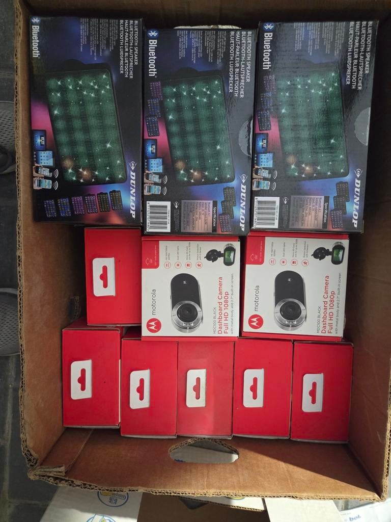 Bluetooth Speaker & Motorola Dashcams - Nieuw in Doos!, Ophalen of Verzenden, Nieuw, Overige typen, Overige merken