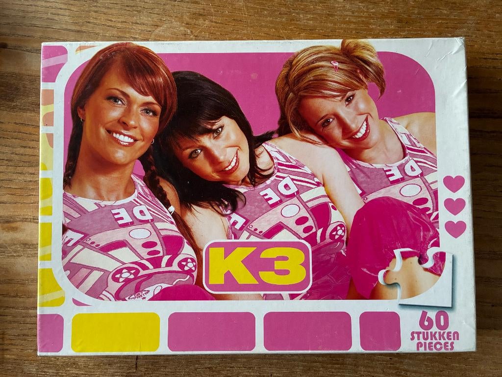 K3 puzzel - 60 stukjes, Kinderen en Baby's, Speelgoed | Kinderpuzzels, Ophalen of Verzenden, Meer dan 50 stukjes, Gebruikt, 4 tot 6 jaar