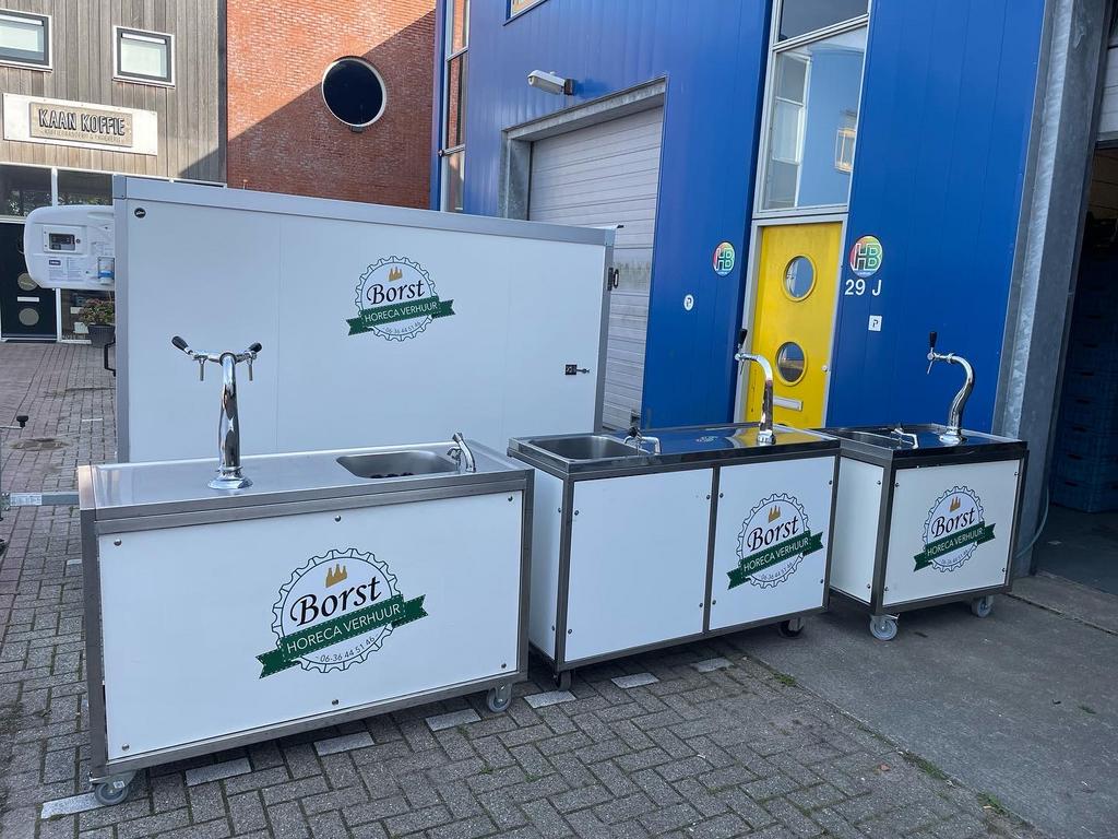 Mobiele biertap te huur, Witgoed en Apparatuur, Thuistaps, Ophalen, Zo goed als nieuw, Overige merken