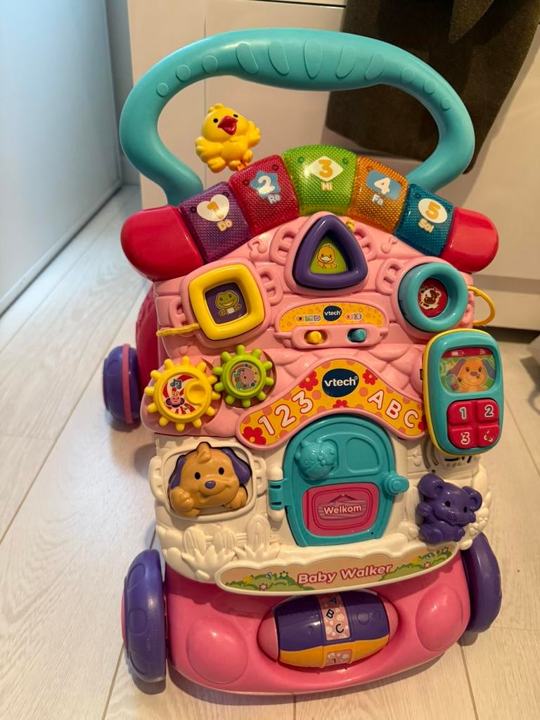 V tech babywalker, Kinderen en Baby's, Speelgoed | Vtech, Ophalen, Zo goed als nieuw, 6 maanden tot 2 jaar