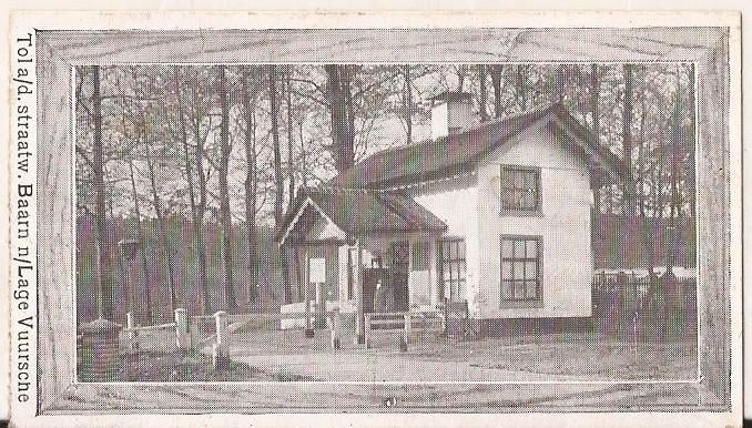 Verzamelplaatje Tol a/d. straatw. Baarn n/Lage Vuursche, Verzamelen, Merken en Reclamevoorwerpen, Gebruikt, Overige typen, Ophalen of Verzenden