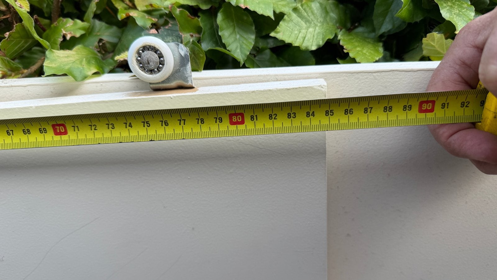 Railsysteem met deuren voor (schuine)wand, Ophalen, Gebruikt, 50 tot 100 cm, Minder dan 25 cm