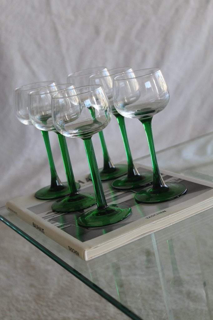 Luminarc Elzas Glazen 8 stuks, Ophalen of Verzenden, Zo goed als nieuw, Luminarc, Borrel- of Shotglas