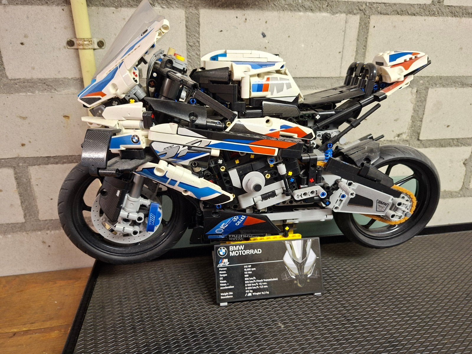 Lego Technic BMW S1000RR Motorfiets Model replica, Ophalen of Verzenden, Zo goed als nieuw, Overige merken