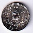 5  cent  2000  Guatemala. km. 276.6, Ophalen of Verzenden, Noord-Amerika, Losse munt