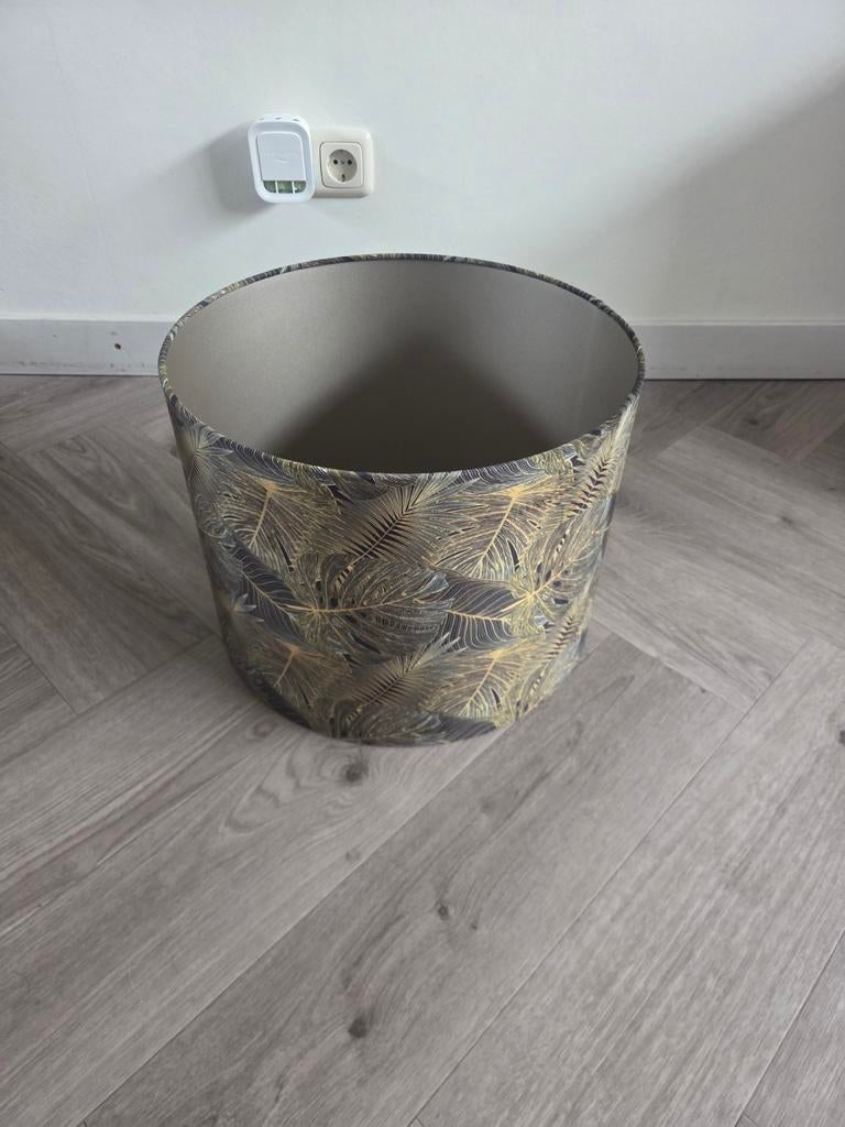Lampenkap velours, Huis en Inrichting, Lampen | Lampenkappen, Ophalen, Zo goed als nieuw, Rond, 25 tot 50 cm