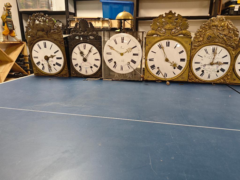 Comtoises 10 stuks, Antiek en Kunst, Antiek | Klokken, Ophalen